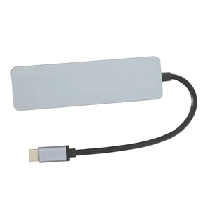 USB C Splitter 4 USB 3.0 Port Material Type C Interface Portable Hub Adapter NEW - Afbeelding 1 van 12