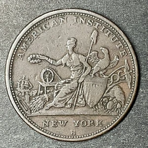 1833 Hard Times Merchant Token Robinson's Jones and Co Attleboro MA non un centesimo - Foto 1 di 2