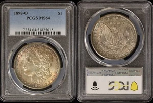 Dólar de plata Morgan 1898-O - PCGS MS64 - Imagen 1 de 3