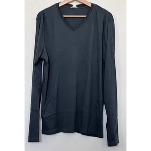 Calvin Klein Pullover Sweater Men's Long Sleeve Ribbed Greenish Gray Sz Large - Picture 1 of 2