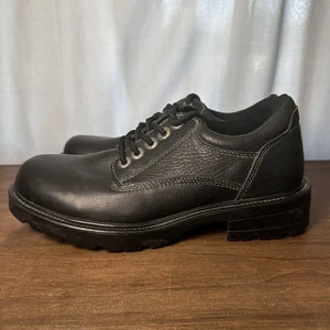 GBX Operator Zapatos Gruesos Para Hombre 10 M Cuero Con Cordones De Colección Y2K Motociclista Creeper - Imagen 1 de 13