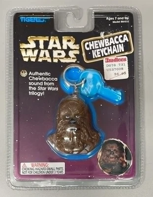 Llavero Chewbacca Tiger Electronics Inc. Star Wars 1997 vintage sellado Foto 1 de 2