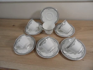 6 x Cups 6 x Saucers By Royal Doulton - Pattern York H5100 - Picture 1 of 9