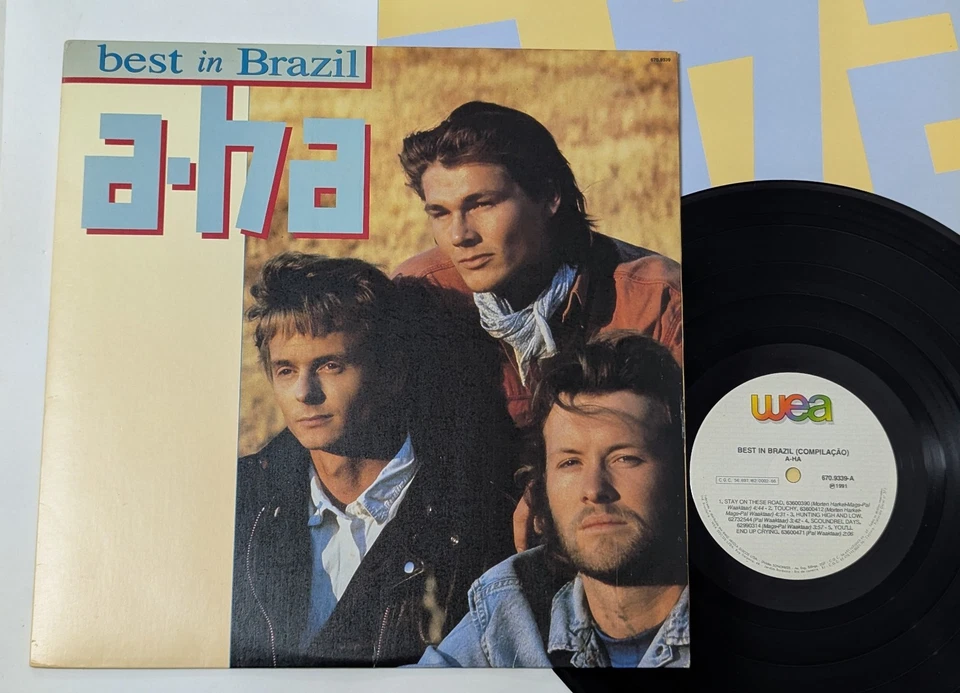 A-Ha - Best in Brazil 1st press LP 1991 - Image 1 of 3