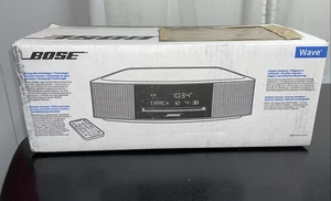 Bose Wave Music System IV NEW OPEN BOX Platinum Silver AM/FM/CD 737251-1310 Read - Picture 1 of 10