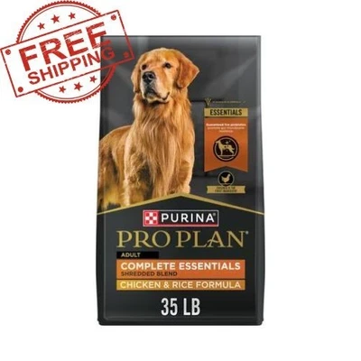 High Protein Chicken & Rice Dry Dog Food with Probiotics – 35 lb Shredded Blend - Image 1 of 4