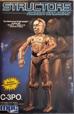 Star Wars Structors Action Walkers C-3PO Model Kit #1-1901 (1984 MPC) - Image 1 of 4