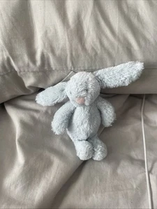Jellycat Tiny Baby Blue Bashful Bunny Hase hellblau Plüschtier Stofftier 5 Zoll selten - Bild 1 von 5