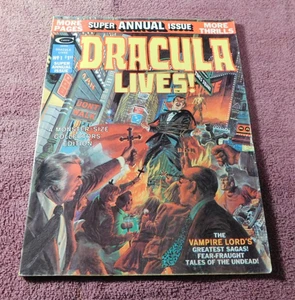Revista Drácula Lives Nº 1 Vintage 1975 Edición Super Anual - Imagen 1 de 3