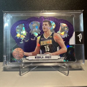 2017-18 Panini Crown Royale Nikola Jokic Crystal Purple Die-cut 20/25 # - Picture 1 of 2