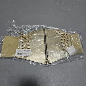 Citi Trend LAD Belt IE1812 Gold Corset Belt - Picture 1 of 5
