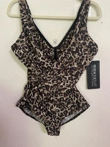 Neu mit Etikett Miraclesuit Belle Gattino Badeanzug Einteiler Größe 16 - Bild 1 von 11