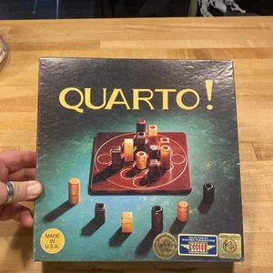 QUARTO! Wooden Board Game Vintage 1993 Gigamic, Mensa Select Complete! - Picture 1 of 8