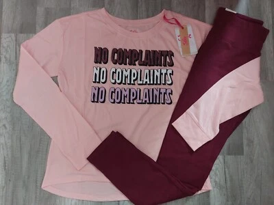 NWT Justice Girls Outfit No Complaints Top 12/14 - Leggings size 14 (13) - Image 1 of 2