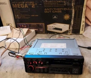 American Hi-Fi Mega 2 Car Stereo Aux Cassette  (For Parts ) - Picture 1 of 12