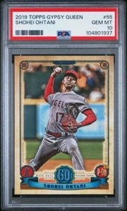 2019 Topps Gypsy Queen #55 Shohei Ohtani PSA 10 GEM MINT - Picture 1 of 2