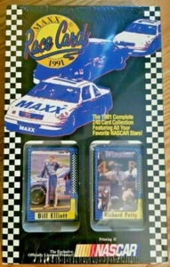 1991 MAXX Race Cards Complete 240 NASCAR Card Set FACTORY SEALED BOX w/ Petty - Picture 1 of 2
