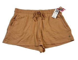 Roxy Shorts 2.5” Terry Soft Casual Short Women’s Size XL, Rusty Brown NEW - Picture 1 of 10