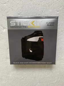 STICKIT Magnetic Rangefinder Strap Classic Series Black Nylon Strap New - Picture 1 of 2