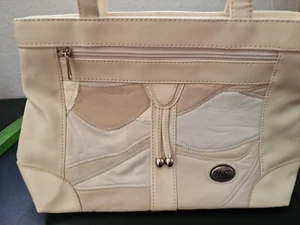 2484 Marc Chantal, Donna, Pelle, Borsa da Trasporto, Bianco/Colore Crema, Nuova - Foto 1 di 7