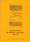 Verskonkordanz zur Berliner Neidhart-Handschrift c (mgf 779) Band 1: Verskonkord