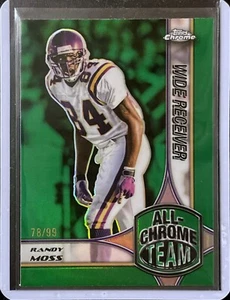 Randy Moss - 2024 Topps Chrome - Numbered /99 - Refractor - All-Chrome Teeam - Bild 1 von 1