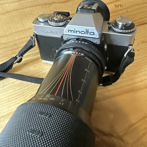 Minolta XD5 + Objektiv 100-200mm F4.5 Ais One Touch Sigma Zoom Working Getestet Vintage - Bild 1 von 10