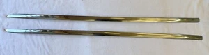 NOS MoPar 1946 47 48 DeSoto Hood Trim Mouldings PAIR Deluxe Custom Convertible - Picture 1 of 11