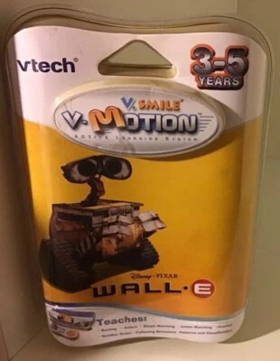 VTECH V Smile V Motion Disney Pixar WALL-E Cartridge GAME video Learning - Image 1 of 4