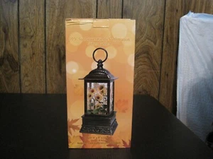 BIENVENIDO OTOÑO 10.5" CAMPOS GIRASOL SUBLIMACIÓN BRILLO LINTERNA INTERIOR SOLAMENTE - Imagen 1 de 17