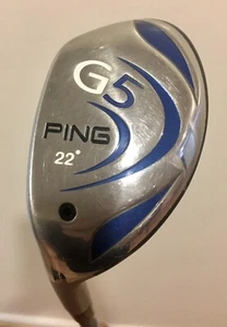 PING G5 4 HYBRID 22 DEGREE LOFT PING ULT 50 SHAFT GOLF CLUB 4H LEFT HANDED - Picture 1 of 8