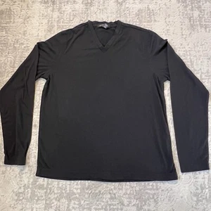 Kenneth Cole Long Sleeve Shirt Active Black Men's Size Medium - Picture 1 of 7