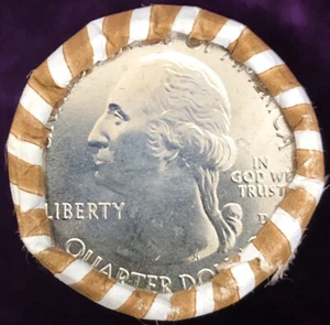 2021D Tuskegee Airmen Nat’l Historical Site ATB Unc Roll 40 Quarters Orig/Sealed - Bild 1 von 6