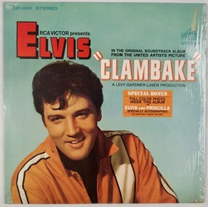 ELVIS PRESLEY: Clambake US RCA Victor Mono LSP 3893 Shrink Hype Photo Vinyl LP - Picture 1 of 7