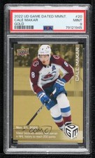2022-23 Upper Deck Game Dated Moments Gold /100 Cale Makar #20 PSA 9 MINT