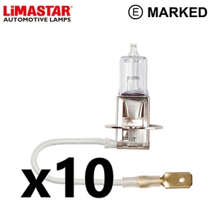 10 lampadine fendinebbia faro alogene H3 460 24 V 70 W camion autocarro PK22s - Foto 1 di 2