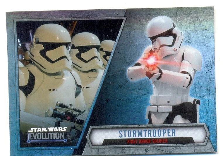 2016 Star Wars Evolution Silver Parallel Card 70 - STORMTROOPER - Image 1 of 1