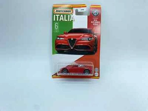 Modell Auto Alfa Romeo Giulia 2016 Rot - Matchbox - Skala 1:64 " HFF65 " (1) - Bild 1 von 4