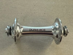 Buje de rueda delantera Shimano Dura-Ace HB-7700 36 agujeros V-Brake plata ¡NUEVO! - Imagen 1 de 2