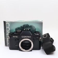 Excellent +++++ CONTAX RTS ⅡSLR Quartz 35mm Film Camera black from Japan #5475