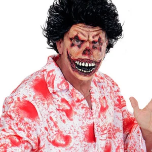 Psycho Halbmaske aus Latex, Halloween, Horror - Bild 1 von 2