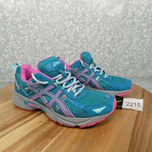 Zapatilla deportiva Asics Gel Venture 5 para mujer 8 azul rosa T5N8N - Imagen 1 de 16
