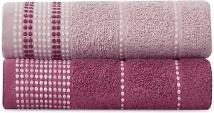 Patterned Hand Towels 100% Cotton Bath Soft Face Luxury Set Super Absorbent - Picture 1 of 17