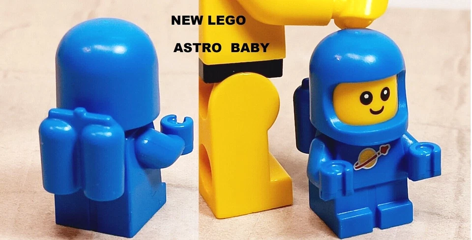 New LEGO Baby ASTRONAUT Costume Jet Pack SPACE Suit Helmet Standard Smile KID - Image 1 of 1