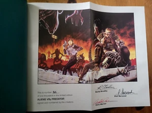 Aliens vs Predator Limited Edition Signed and Numbered Slipcase 1991 Hardcover - Picture 1 of 6