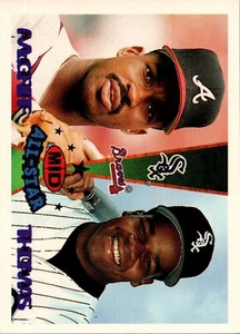 1995 Topps Traded & Rookies Baseball #156 Frank Thomas / Fred McGriff AS, UER VG - Picture 1 of 2