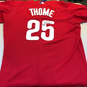 2012 Jim Thome Game Used Signed Philadelphia Phillies Jersey With JSA COA - Picture 1 of 10