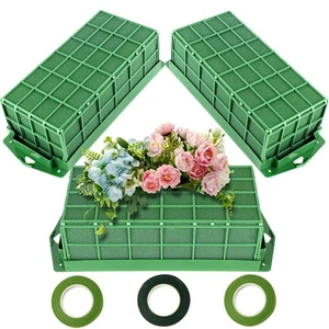 2X(Gabbia in Schiuma Floreale, Confezione da 3 Blocchi in Schiuma Floreale per Fiori, Portafiori3137 - Foto 1 di 7