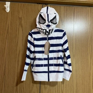 NWT Stella McCartney Kid’s 5 Skeleton Mask Zip Up Hoodie Jacket - Picture 1 of 7