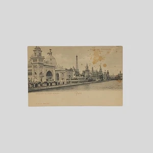 Paris Exposition Universelle 1900 Perspective des Palais Etrangers Cartolina NV - Picture 1 of 2